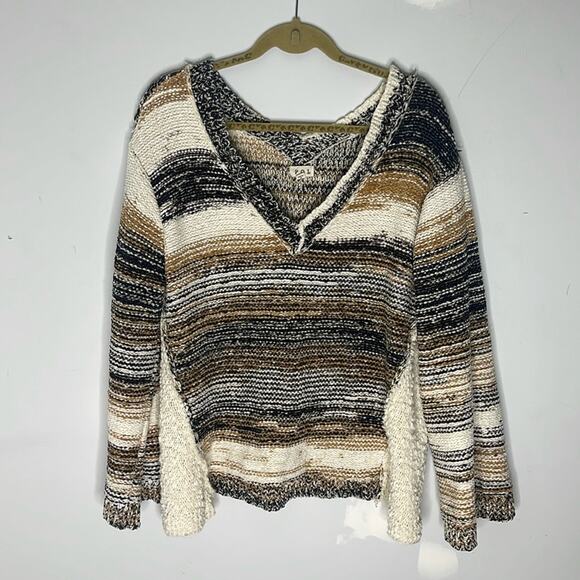 POL Sweaters - POL Multicolored Knit V Neck Sweater Size Small